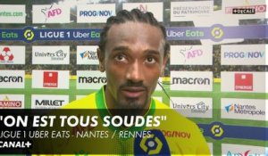 S. Moutoussamy : "on est tous soudés" - Ligue 1 Uber Eats Nantes / Rennes J36
