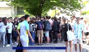 Reportage - Lancement des épreuves du bac 2022