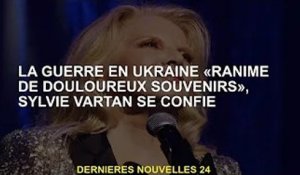 La guerre en Ukraine "rappelle des souvenirs douloureux", confie Sylvie Vartan