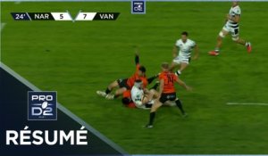 PRO D2 - Résumé RC Narbonnais-RC Vannes: 14-36 - J30 - Saison 2021/2022