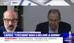Sergueï Lavrov a tenté de justifier la guerre en Ukraine en pointant les pays occidentaux