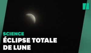 Les magnifiques images de l'éclipse totale de Lune