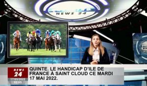 cinquième. Parcours d'obstacles Ile-de-France à Saint-Cloud, mardi 17 mai 2022.