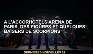 Morsures et bisous de Scorpions à l'AccorHotels Arena de Paris