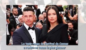 Cannes 2022 - enceinte, Adriana Lima dévoile son sublime baby bump sur le tapis rouge (1)