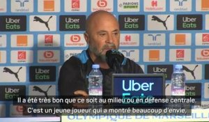 Marseille - Sampaoli félicite Kamara pour sa saison et sa convocation en Bleu