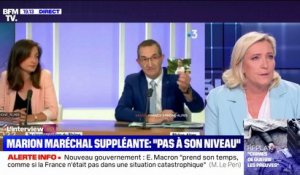 Marine Le Pen à propos d'un candidat RN dans le Rhône: "On n'écarte pas quelqu'un parce qu'il a commis une maladresse"