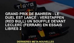Grand Prix de Bahreïn - Duel Begins : Verstappen (Red Bull) devance Leclerc (Ferrari) 2 en essais li