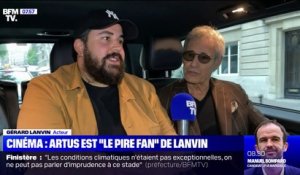 Artus est le "pire fan" de Gérard Lanvin dans "J'adore ce que vous faites" au cinéma depuis mercredi