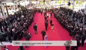 Incident hier soir au Festival de Cannes : Une femme quasiment nue pénètre sur le tapis rouge et se met à hurler avant d'être interpellée par la sécurité