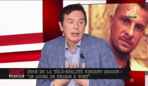 EXCLU - Vincent Shogun, star de télé-réalité, craque en plein direct ce midi dans « Crimes » sur NRJ12 face à Jean-Marc Morandini en évoquant sa vie et son séjour en prison - VIDEO