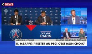 Alexandre Devecchio : «C'est intelligent de la part du PSG de construire une équipe autour de Kylian Mbappé»