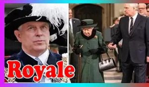 Le prince Andrew a exhorté à se retirer de l'appariti0n de la jarretière royale pour la reine