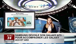 Samsung lance le Galaxy A73 pour accompagner les Galaxy A33 et A53