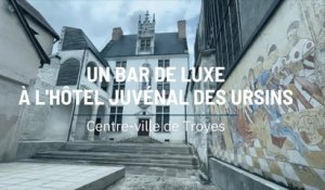 Un bar de luxe à l'hôtel Juvénal des Ursins, à Troyes