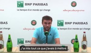 Roland-Garros - Simon : “Je suis très heureux”