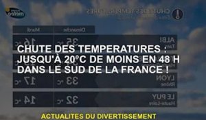 Chute des températures : Jusqu'à 20°C de baisse en 48h dans le sud de la France !