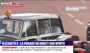 Le prince Charles et Camilla arrivent à Buckingham pour le jubilé d'Elizabeth II