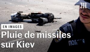 Ukraine : un projectile tombe au milieu de la circulation à Kiev