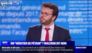 "RN héritier de Pétain": "Le chef de l'État a décidé de recadrer la Première ministre de manière totalement scandaleuse", pour Arthur Delaporte (PS)