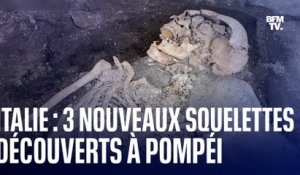 Italie: Trois nouveaux squelettes découverts à Pompéi