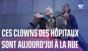 Michel et Christophe, clowns professionnels dans les hôpitaux, sont désormais à la rue