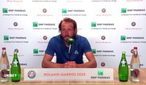 Roland-Garros 2023 - Lucas Pouille : "Je ne vais changer de statut, je vais juste passer de la 700e à la 400e place !"