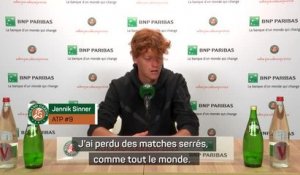 Roland-Garros - Sinner : "Dans ce sport, il faut saisir les opportunités"