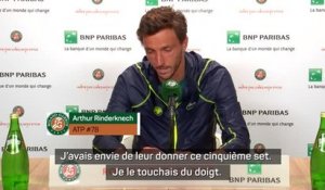 Roland-Garros - Rinderknech : "Je suis pour ces ambiances foot"