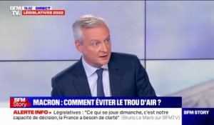 "Le temps de l'argent gratuit est fini" déclare Bruno Le Maire, ministre de l'économie sur BFMTV