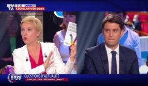 Clémentine Autain à Gabriel Attal :"Vous ne pouvez pas comparer la Nupes avec ce qui a été fait sous le quinquennat Hollande"