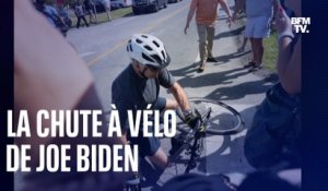 La chute à vélo de Joe Biden