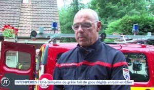 Le Journal - 20/06/2022 - INTEMPERIES / Une tempête de grêle fait de gros dégâts en Loir-et-Cher