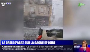 Toitures réduites en miettes, dégâts des eaux, vitres brisées... La Saône-et-Loire a été frappée par d'importantes chutes de grêle