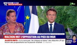 Mathilde Panot: "Emmanuel Macron culpabilise les électeurs et électrices qui ont choisi d'autres programmes politiques"