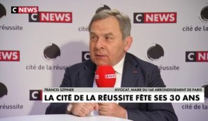 Francis Szpiner, avocat et maire du 16e arrondissement de Paris, à la Cité de la réussite 2022