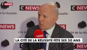 Le général d’armée Jean-Louis Georgelin, président de l’établissement public chargé de la restauration de Notre-Dame de Paris, à la Cité de la réussite 2022