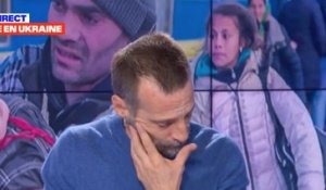Matthieu Kassovitz fond en larmes