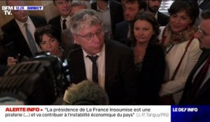 Éric Coquerel, président de la commission des Finances, se dit "satisfait que cette élection ait respecté les règles démocratiques"