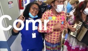Covid-19 : les clowns de retour dans les hôpitaux de Rio