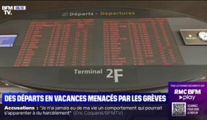 Des départs en vacances menacés par les grèves dans les gares et aéroports parisiens