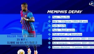Mercato OM : fiche transfert Memphis Depay