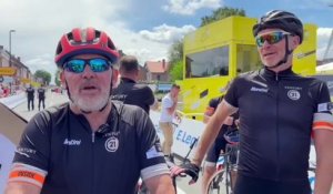 Tour de France 2022 - La Team Century 21 sur les pavés avec Coach Bernard Hinault en l'honneur de Laurent Vimont !