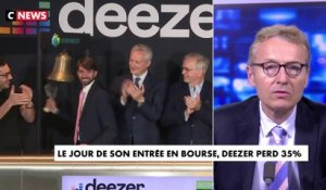 Deezer s'écroule de 35% pour son premier jour à la Bourse de Paris