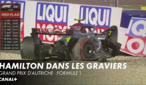 Le replay du crash d'Hamilton en qualifications - Grand Prix d'Autriche - F1