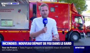 Un nouveau départ de feu dans le Gard s'est déclaré à la suite "d'un foyer encore actif [...] rapidement maîtrisé"