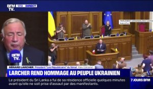 Gérard Larcher: "Nous avons la volonté d'accompagner nos collègues députés [du Parlement ukrainien] dans la construction d'un ensemble législatif"