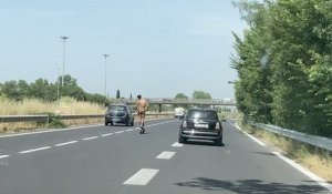 À Montpellier, il roule à 80 km/h sur sa trottinette au milieu des voitures