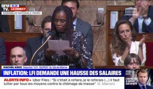 Inflation: la France Insoumise demande une hausse des salaires "à 1500 net par mois"