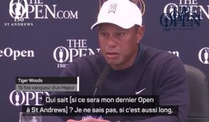 The Open - Tiger Woods : "Qui sait si ce sera mon dernier Open à St Andrews ?"